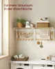 VASAGLE Wandgarderobe, mit Ablage, 10 abnehmbaren Haken, Produktbild-Vorschau 3