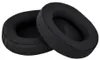 Two black ear pads for headphones are shown against a white background. Produktbild-Vorschau