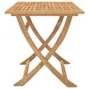 vidaXL Skladací záhradný stôl 120x70x75 cm z masívneho Náhľad obrázku produktu 11