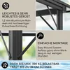 Blumfeldt Pavillon 3x4m, Rostfreier Aluminium-Pavillon mit Produktbild-Vorschau 3