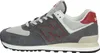 New Balance 574 Wildleder Trainer, Grau 42 EU Produktbild-Vorschau 2