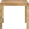 A square wooden table is shown against a white background. Náhled obrázku produktu