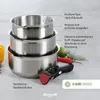 Qulinart Grillpfannenset aus Edelstahl, abnehmbarer Griff - Produktbild-Vorschau 9