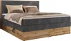 MKS MEBLE Boxspringbett WOOD CLASSIC KING, Doppelbett mit Produktbild-Vorschau 5