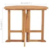 A wooden folding table with dimensions indicated. Produktbild-Vorschau