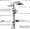 Diagram showing the features and installation of a shower system. Podgląd zdjęcia produktu