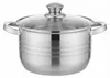Edelstahl Kochtopf 4 L mit Glasdeckel - Suppentopf 20 cm Produktbild-Vorschau 1