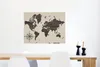 MuchoWow® Poster Weltkarte - Holz - Vintage 80x60 cm - Produktbild-Vorschau 5