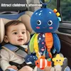 Montessori Octopus Kinderwagen Spielzeug – Beißring, Rassel Produktbild-Vorschau 4