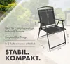 BRUBAKER Gartenstuhl Bergamo - Campingstuhl wetterfest - Produktbild-Vorschau 2