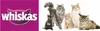 A collage of the Whiskas logo and several cats. Produktbild-Vorschau