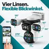 WLAN Kamera außen 4 Linsen – 2–10x Zoom, schwenkbar, Produktbild-Vorschau 6