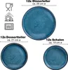 Moritz & Moritz SOLID 36tlg Geschirrset Blau Produktbild-Vorschau 7