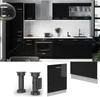 Façade de lave-vaisselle Vicco R-Line Noir Haute brillance Voir les images du produit 3