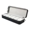 6-Slots Uhrenbox wasserdicht staubdicht für 6 Uhren Sammler Produktbild-Vorschau 3
