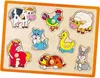 Viga Holzpuzzle Bauernhoftiere Puzzle Produktbild-Vorschau 2