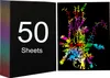 50 feuilles A4 de papier à gratter arc-en-ciel – Papier Voir les images du produit 1