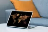 MuchoWow® Laptop Aufkleber Sticker Cover Weltkarte - Braun Produktbild-Vorschau 4