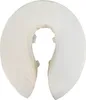 A white toilettensitz with foam padding is shown against a white background. Produktbild-Vorschau
