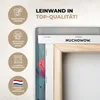 MuchoWow® - Leinwandbilder - Blumen - Lila - Farbenfroh - Produktbild-Vorschau 3