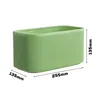 Blumentopf Blumenübertopf Gehäuse Farbe Grün 25,5 cm H13,5 Produktbild-Vorschau 2