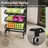 Heikoeco® regal rollen, küchen standregal, für Produktbild-Vorschau 5