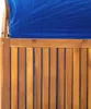 vidaXL Cassapanca con graticcio 99x50x160 cm in legno Anteprima dell’immagine prodotto 8