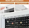 COSTWAY Schmuckschrank neigungsverstellbar, freistehender Produktbild-Vorschau 3