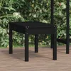 vidaXL Banc de jardin noir 80x44x45 cm pin massif Voir les images du produit 2