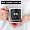 Trendation - Eulen Rave Ballern Tasse (Schwarz) Produktbild-Vorschau 2