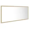 vidaXL Lustro łazienkowe LED dąb sonoma 100x8,5x37 cm Podgląd zdjęcia produktu 3