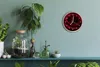 Holzuhr 20fi cm wanduhr - Rose Blumen Produktbild-Vorschau 2