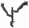 Gembird Adjustable Desk 2-Display Mounting Arm 17” Anteprima dell’immagine prodotto 2