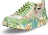 A single women's sneaker with a floral print. Produktbild-Vorschau