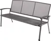 Gartenbank Bank 3 Sitzer aus Metall Grau Produktbild-Vorschau 1