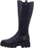 A black leather boot with a thick sole is shown from the side against a white background. Voir les images du produit