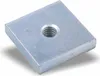 Nutenstein | Gewindeplatte 20x20x4 mm M6 Gewinde mittig | Produktbild-Vorschau 1
