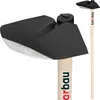 KOTARBAU® Gartenhacke Halbrund 240 mm x 100 mm mit Stiel Produktbild-Vorschau 1