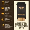 Casetta per pipistrelli in cedro nero a camera singola – Anteprima dell’immagine prodotto 2