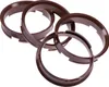 4X Zentrierringe 72,6 x 66,6 mm Braun Felgen Ringe  Germany Produktbild-Vorschau 1