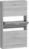 vidaXL Schuhschrank Grau Sonoma 59x17x108 cm Holzwerkstoff Produktbild-Vorschau 1