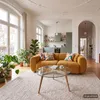 home24 Couchtisch - Glas / Eiche Massiv Produktbild-Vorschau 4