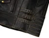 Retro Motorrad Lederjacke mit Protektoren und eingenähtes Produktbild-Vorschau 6