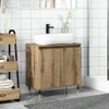 vidaXL Kúpeľňová skrinka Artisan dub 58x33x60 cm materiál Náhľad obrázku produktu 3