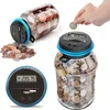 Spardose mit Schloss, LCD-Digitalzähler, 2,5 l Produktbild-Vorschau 2