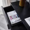Cassettiera effetto legno con scanalature nere a 3 Anteprima dell’immagine prodotto 5