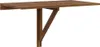 vidaXL Table murale pliante marron imitation chêne Voir les images du produit 1
