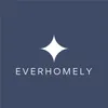 A logo with a star shape and the text "EVERHOMELY" below it, set against a dark blue background. Produktbild-Vorschau