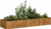 vidaXL Fioriera Rusty 280x80x40 cm Acciaio resistente alle Anteprima dell’immagine prodotto 2