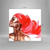Bilder auf glas - frau modern - 40x40cm - Glasbilder - Produktbild-Vorschau 3